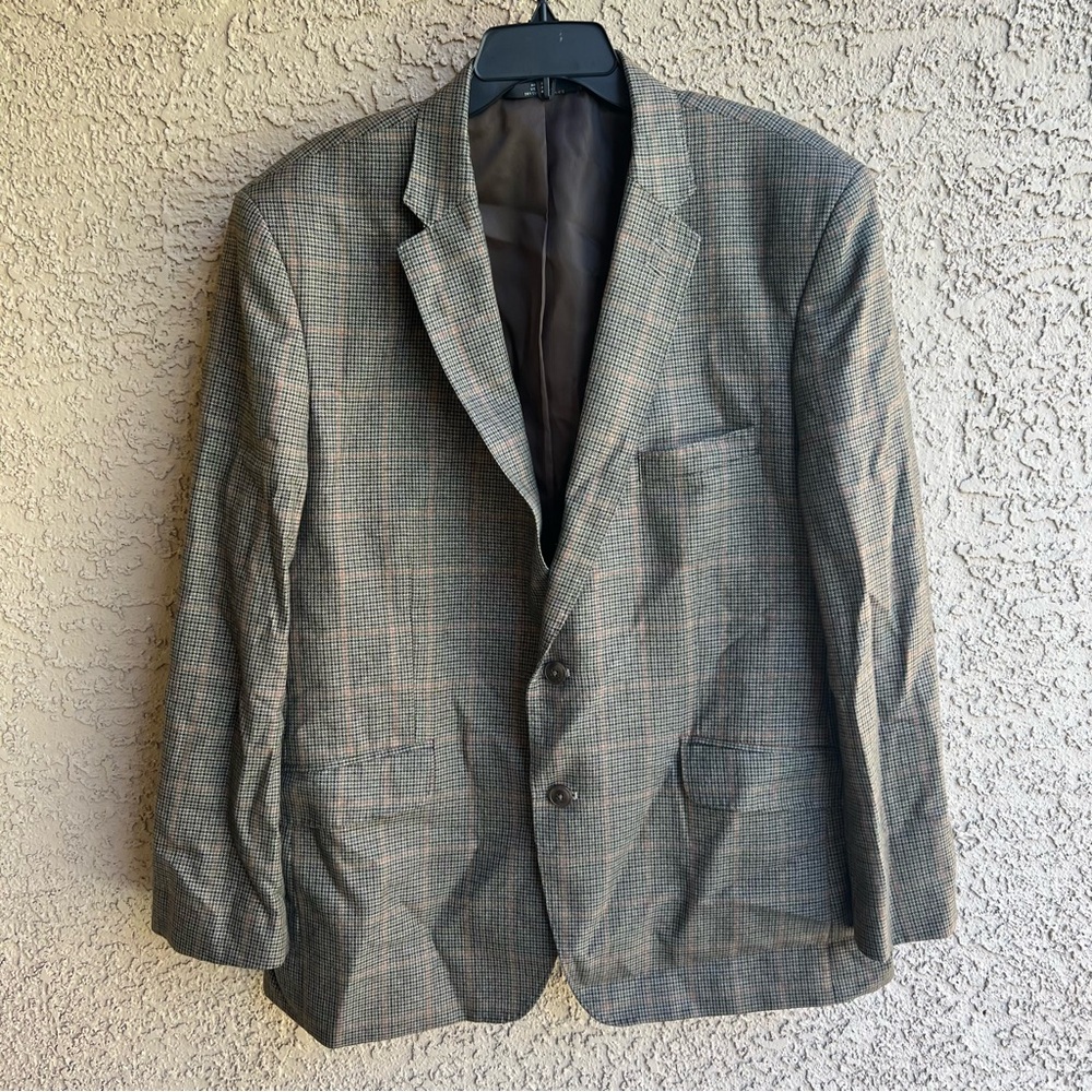 Haggar mens plaid blazer